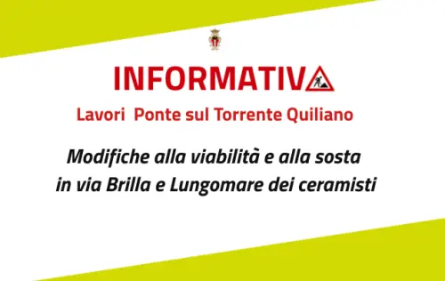 Ponte sul Quiliano, cambia la viabilità a Savona: stop a pista ciclabile e parcheggi fino al 5 luglio